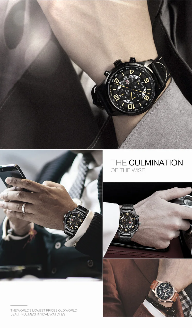 Parnis модные повседневные мужские кварцевые часы мужские 43 мм розовое золото корпус японский кварц оранжевый номер Мужские наручные часы