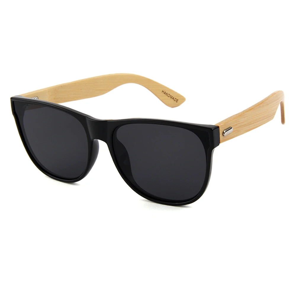 Willenskraft Masculino Smoke Sonnenbrille Sol Markendesigner Original Männer De Oculos Spiegel Gläser Holz Lens Bambus Frauen g7rqgO