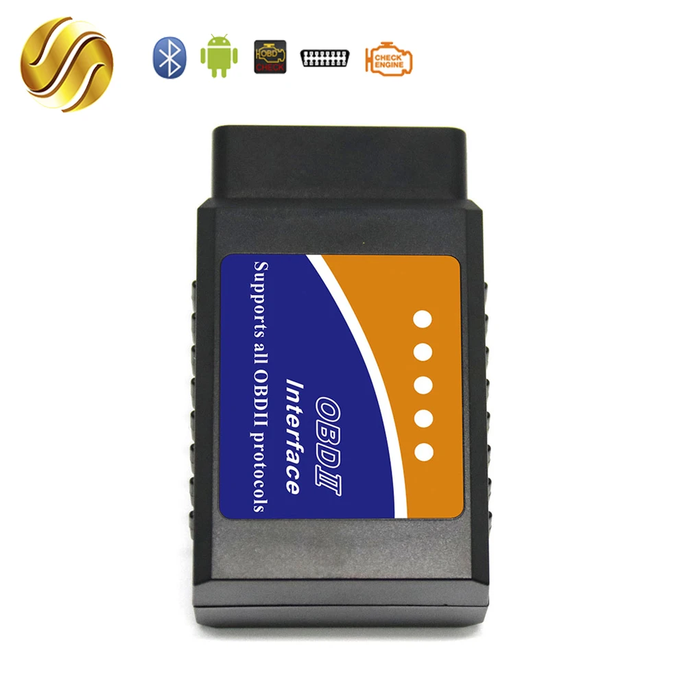 Viecar ELM327 V1.5 ELM 327 OBDII/OBD2 PIC18F25K80 версия Bluetooth 1 5 для Windows Android Torque Автомобильный сканер