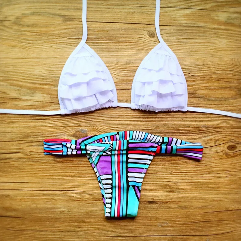 

2016 New Bikinis Set Push Up Swimwear Women Sexy Bandage Bikini Set Beach Swimsuit  Bathing Suit