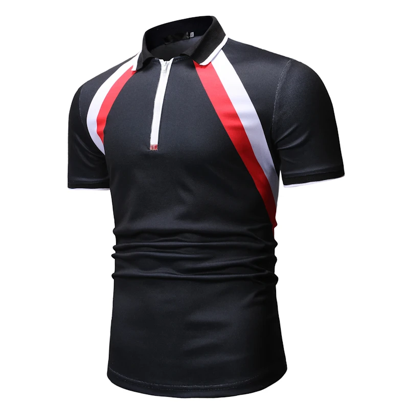Новая мужская летняя мода Camisa Polo рубашки высокого качества с коротким рукавом Мужская s Футболка Поло Топы повседневные деловые Большие размеры