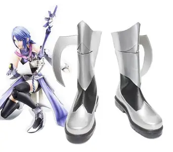 

Customize Boots Kingdom Hearts Cosplay Aqua Cosplay Shoes Custom Any Size Anime Party Boots