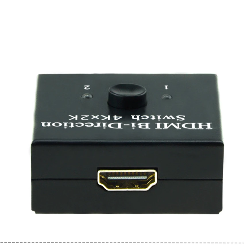 EMK HDMI Bi direction Switch 4 К к x 2 К к 1 HDMI вход на 2 HDMI выхода 2 к 1 hdmi коммутатор 1x2 Поддержка В 1080 в 3D 1,4 P для ТВ DVD Xbox