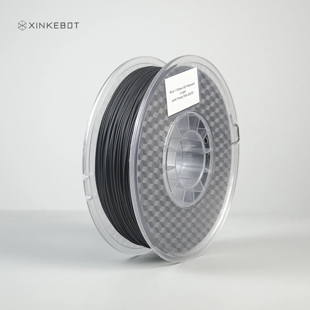 Xinkebot XK-PLA Pro углеродное волокно 3d принтер нить 1,75 мм Точность+/-0,05 мм 1 кг Катушка черный