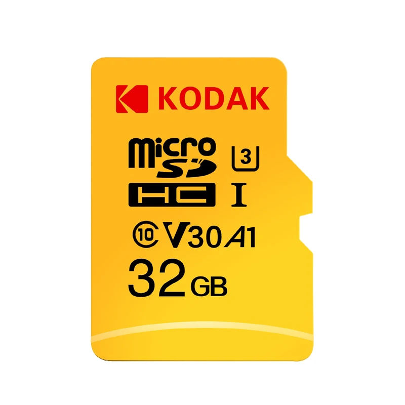 Карта памяти Kodak, 256 ГБ, 128 ГБ, 64 ГБ, U3, 32 ГБ, Micro sd карта, класс 10, UHS-1, флеш-карта, память Microsd, TF/sd карта s для планшета, 512 ГБ - Емкость: 32GB U3