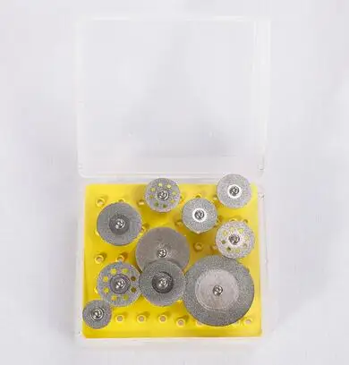10 шт. вращающиеся инструменты Dremel алмазное срезанное шлифовальное колесо для шлифовальной машины DremeL вращающиеся инструменты