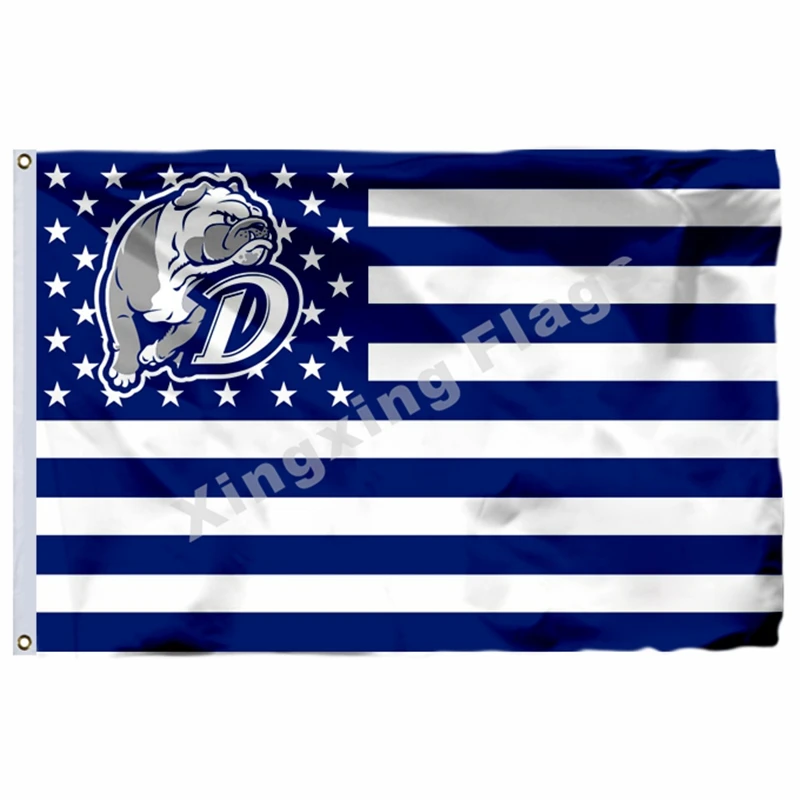 Drake Bulldogs Nation Flag 3ft X 5ft Polyester Banner Flying Size No.4 90*150cm Custom | Дом и сад