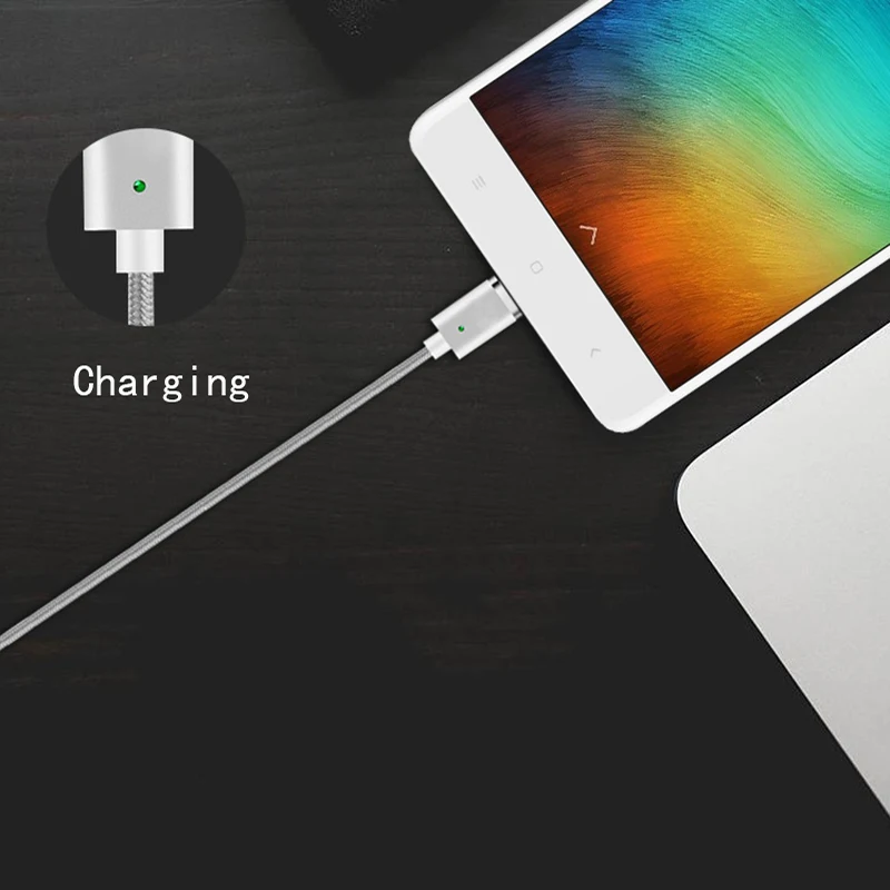 Thbelieve USB Type C Magnetic Adapter With 1M Nylon Braid Cable USB C Magnetic Adapters For Huawei USBC Adaptateur Drop Shipping (2)