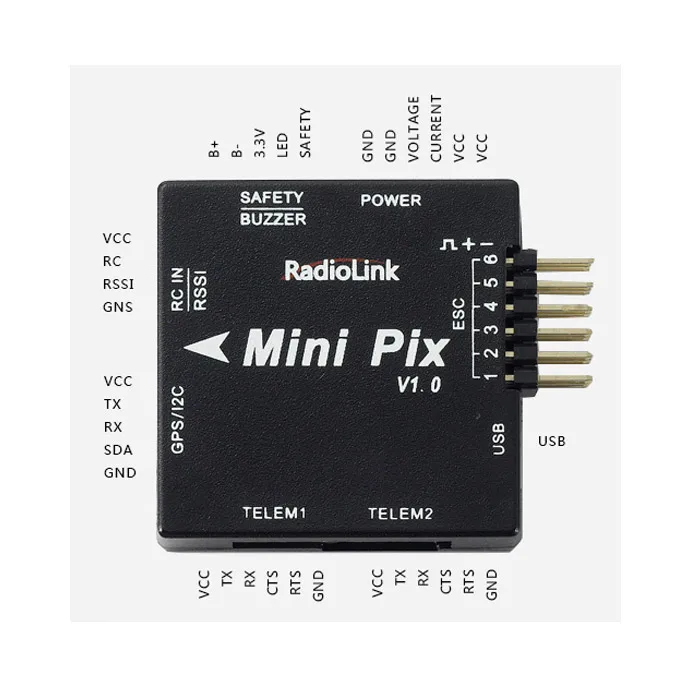 Radiolink mini pixhawk PIX управление полетом многороторный самолет GPS самостабилизация