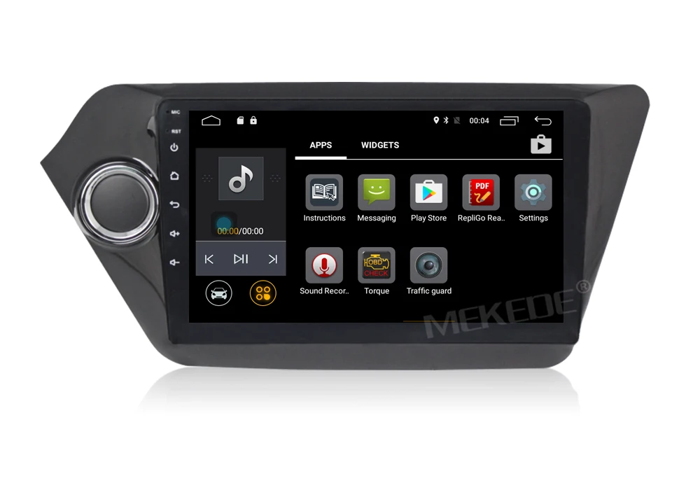 Excellent Quad Core 9 inch Android 7.1  Car GPS Navigation for Kia RIO K2 2010 2011 2012 2013 2014 2015 Radio Cassette Player WIFI 4G DVR 13