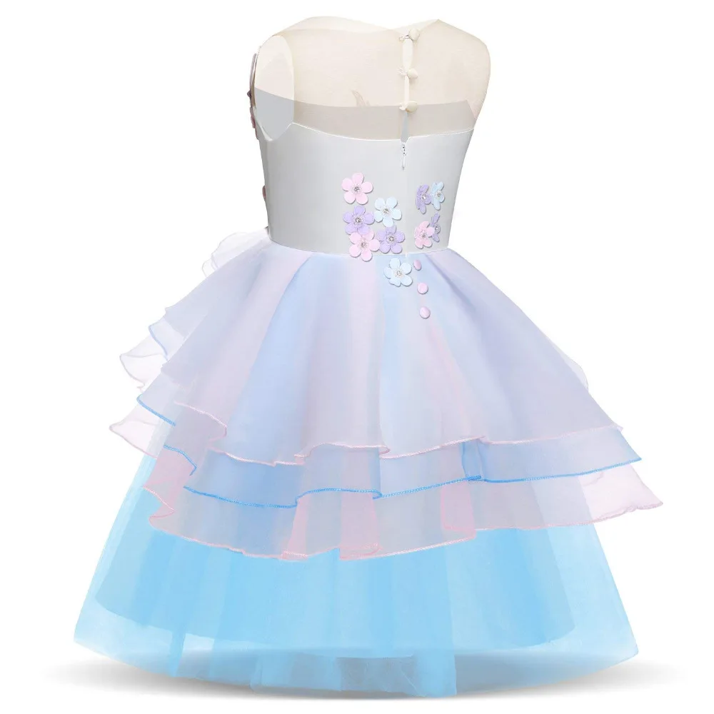Горячая Распродажа; вечерние платья с единорогом для девочек в Instagram; новые дизайнерские Детские платья для выпускного бала; Пышное Платье-пачка принцессы на день рождения