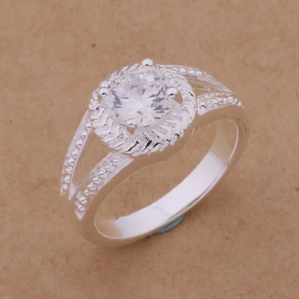 

AR130 Hot silver plated Rings for women&men silver 925 jewelry fashion jewelry, Crystal grain stones /agvaiyca aitajaaa