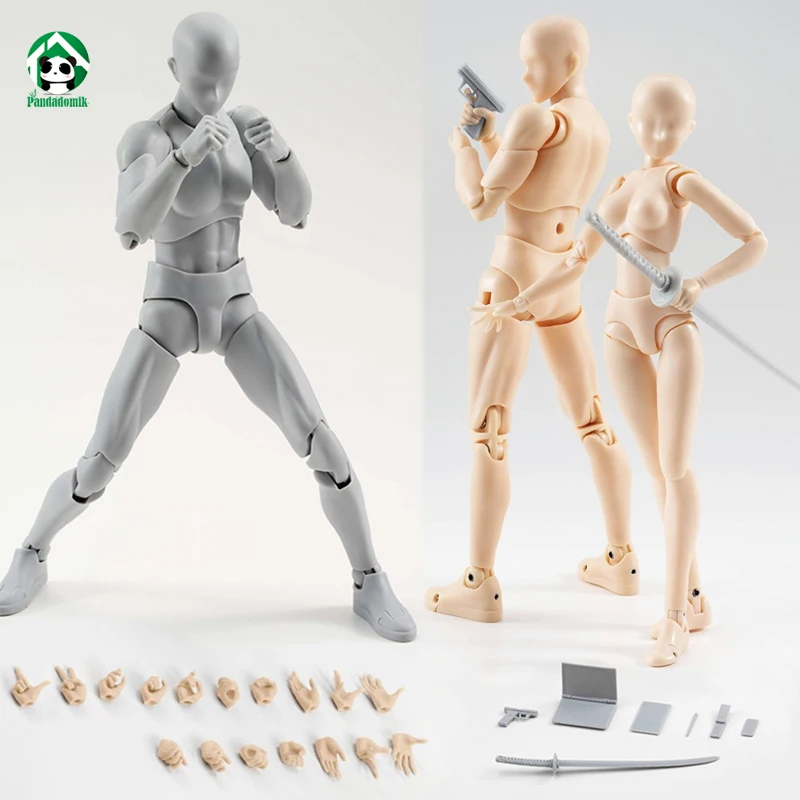 New Body Action Figure Reference Dolls for Drawing PVC Models Kids font b Toys b font