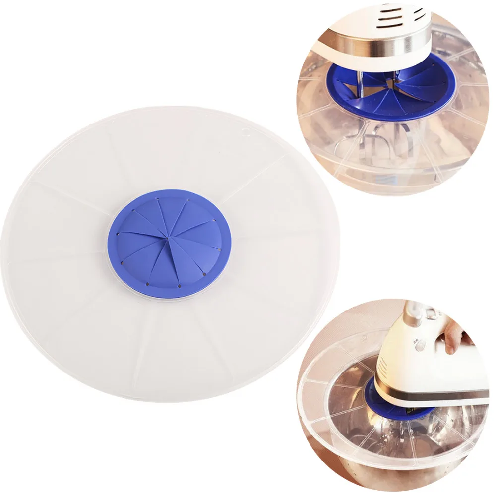 

Mixing Bowl Guard Covers Pots Shields From Splatter Sprays Avoids Spill Random Color Silicone Splatter Screen Baking