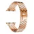 Rose gold Модные весы строк наручных часов iWatch, соединительная скоба в виде восьмиугольника с Нержавеющая сталь Ремешок Браслет ремешок для Apple Watch watch38/42/40/44 серии 1/2/3/4 - Цвет: Rose gold