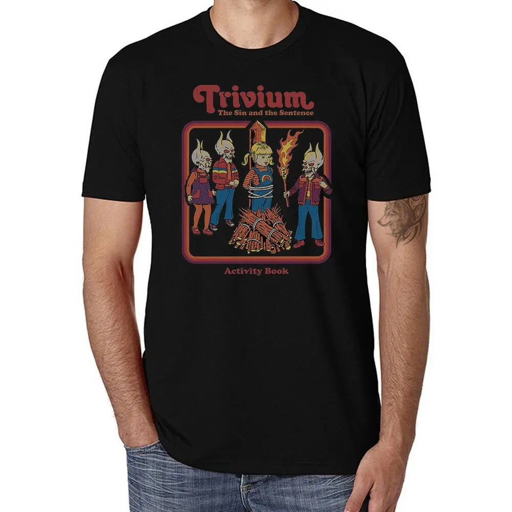 

Trivium The Sin and the Sentence Funny Men's Ringer T-shirt Cotton Short Sleeve