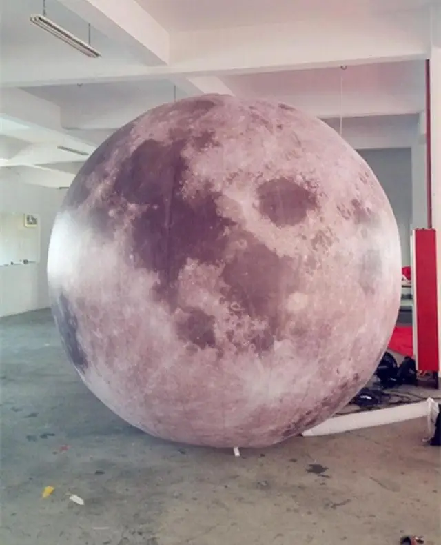 

Diameter 3m inflatable hanging moon sphere ball