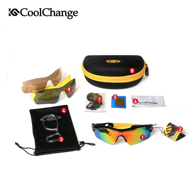 Солнцезащитные очки Coolchange поляризационные для велоспорта занятий спортом на