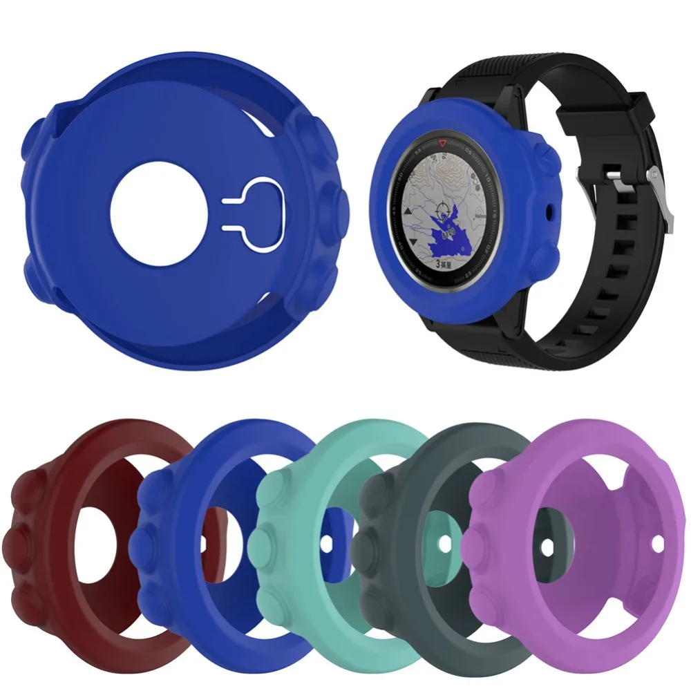 

Ollivan Silicone Protective Case For Garmin fenix 5/5S/5X Plus Smart Bracelet Soft Shell Accessories For Garmin fenix 5X Watch