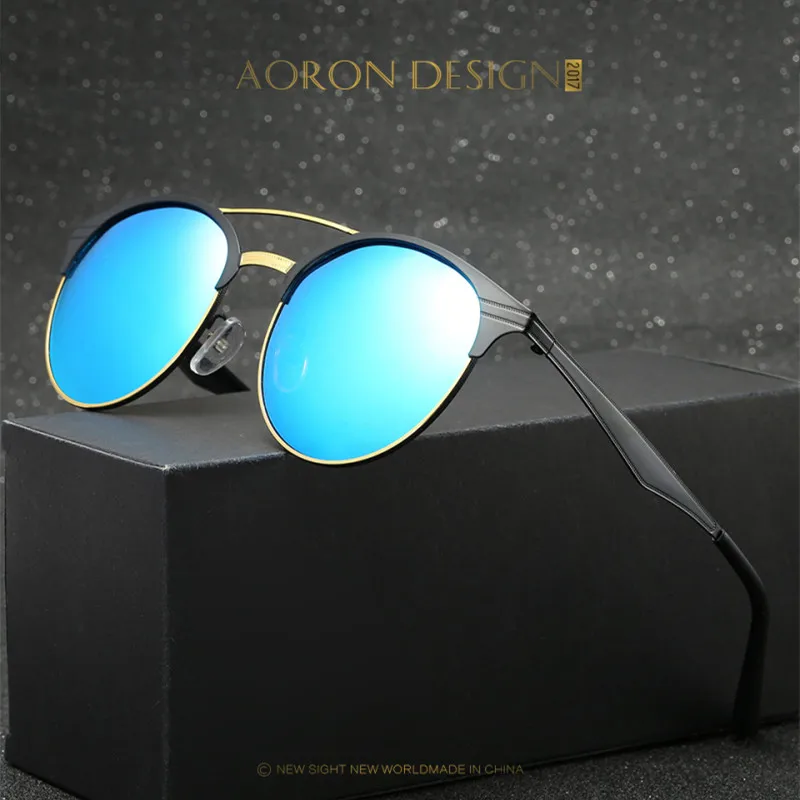 

AORON Brand Classic Unisex Sun Glasses Polarized Mirror Colorful Fashion Sunglasses Male Eyewear For Men/Women A501