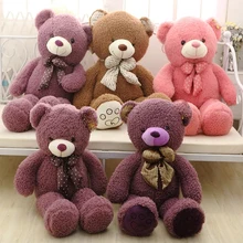 Чучело 80 см плюшевый мишка плюшевая игрушка кукла подушка три цвета на выбор подарок w3341