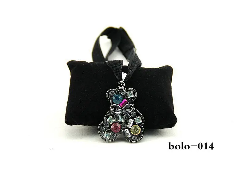 TagerWilen мужские роскошные галстуки Bola драгоценные камни стразы Bolo Bowtie Повседневная Свадебная вечеринка для женщин ошейник с бантиком T-148 - Цвет: Bolo-014