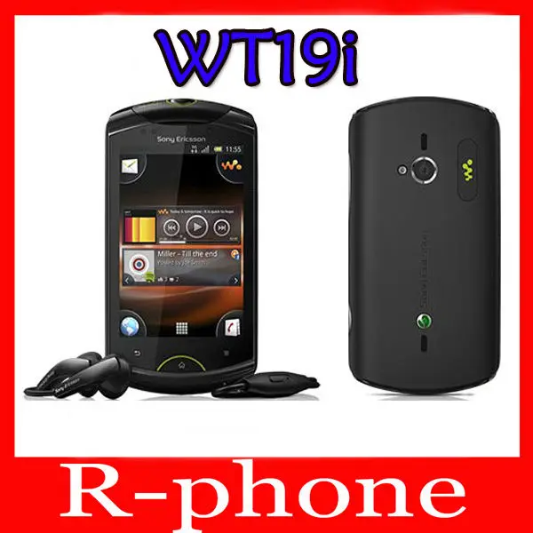 Восстановленный Оригинальный мобильный телефон Sony Ericsson WT19i 5 МП Wi Fi