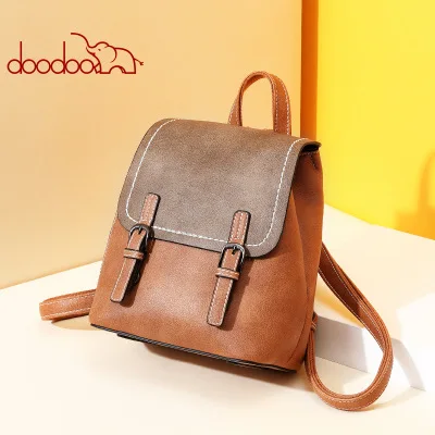 

2019 New Genuine leather Backpack Summer Fashion Small Women Backpack variety of color Student Travel Shoulder Bags