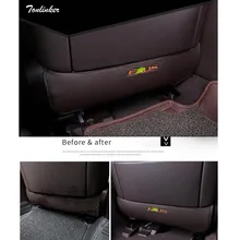 Tonlinker Cover Case Stickers for Lexus RX200t 450h NX ES 2016 Accessories 2 PCS Car Styling PU leather back seat anti-kick pad