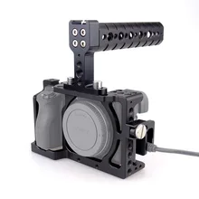 ACCSTORE DSLR Camera Cage Kit Stabilizer + Top Handle Grip for Sony A6000/ A6300/ A6500/ ILCE-6000/ ILCE-6300 NEX7 – 503