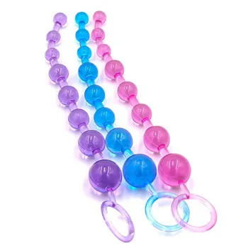 Silicone G-spot Anal Ball Butt Plug Large Size Anal Beads Silicone Anal Sex Toys Adult Male Prostate Massager Women Masturbation 1