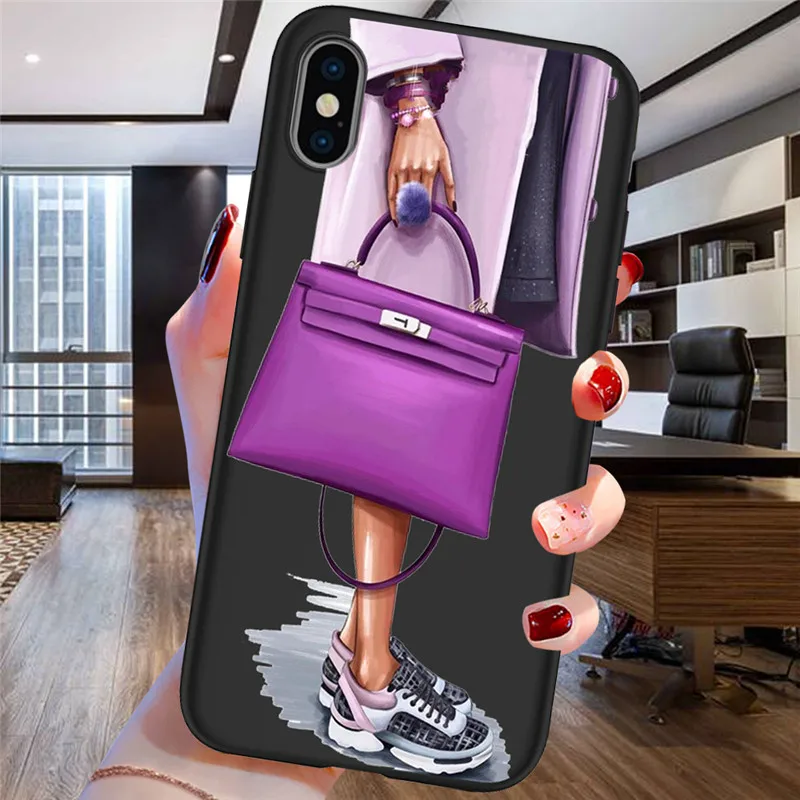 Для iPhone X XR XS Max 5 5S SE 6 6S 7 8 One Plus 5 5T 7 Pro Oneplus 6 6Tphone чехол для телефона Funda Coque Etui Fashion Woman