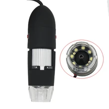 2MP USB цифровой электронный микроскоп Эндоскоп лупа 25X~ 200X Увеличение оптические Микроскопы Лупы черный ПК программное обеспечение