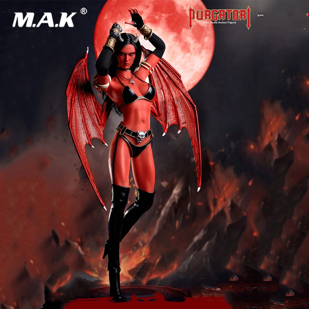

In Stock 1/6 Collectible Full Set PL2018-120 Vampire Purgatori Sakkara Seamless Flexible Action Figure Model for Fans Gifts