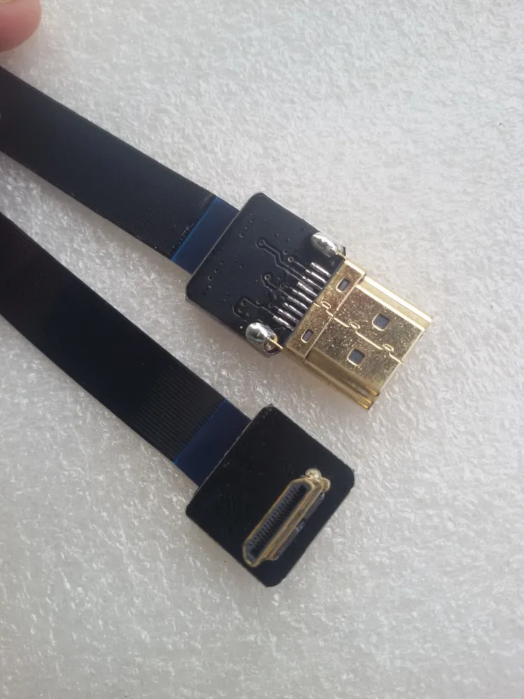 20cm Aerial Fpv Dedicated Micro Hdmi Mini Hdmi Standard Hdmi Soft Flat