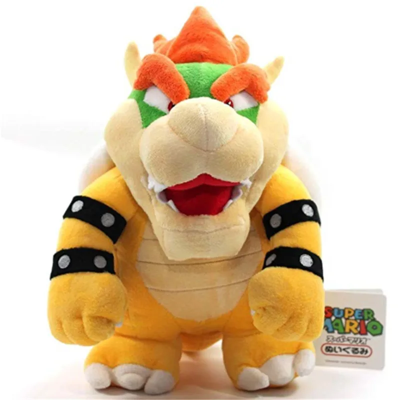 

Mario Bros Bowser Plush 10'' - Super Mario Collectors Plushie Toy 10 Inch Tall PRIME Edition 25cm Stanard Toys Great Gift