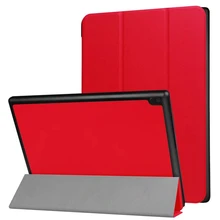 Ultra Slim Tri-Fold PU Leather Case Stand Cover for Lenovo TAB 4 10 TB-X304F TB-X304N TB-X304 TB-X304L Tablet + Screen Protector