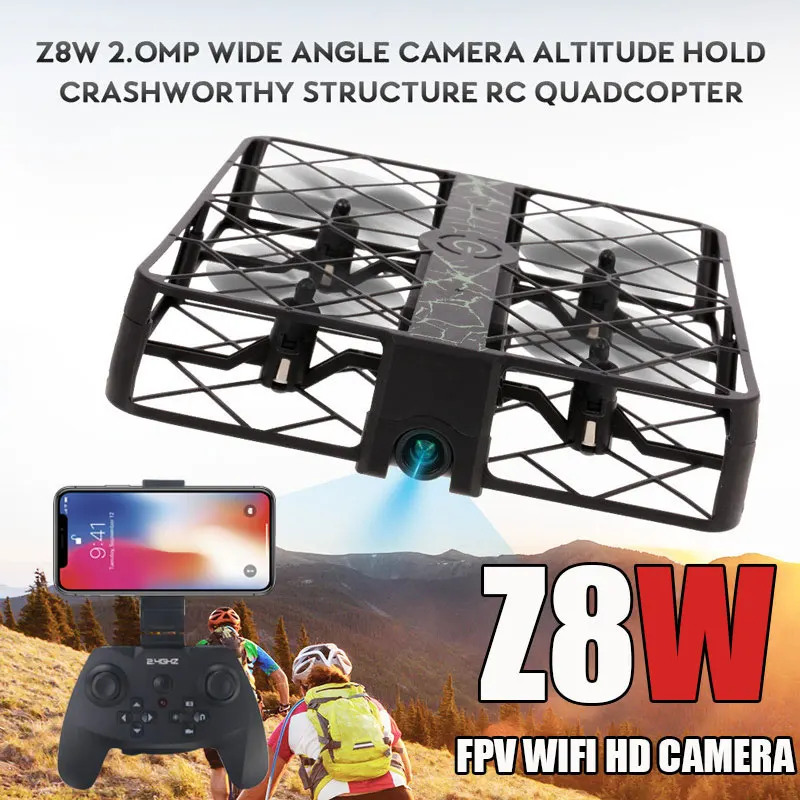 Мини RTF Z8W Дрон камера RC Квадрокоптер Wifi 2.0MP широкоугольный HD камера 2 режима передатчик Дети Мальчики Подарки RC Квадрокоптер Дрон