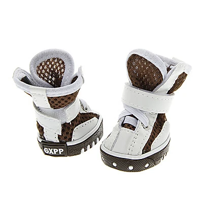 

2015 new style Collage polka breathable high-end pet shoesoutdoor sport shoes protect not to hurt fashion dogs shoes