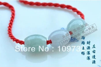 

hot sell909335 Opening away evil spirits Natural A cargo Jade the Ock Pendant Bracelet transfer beads