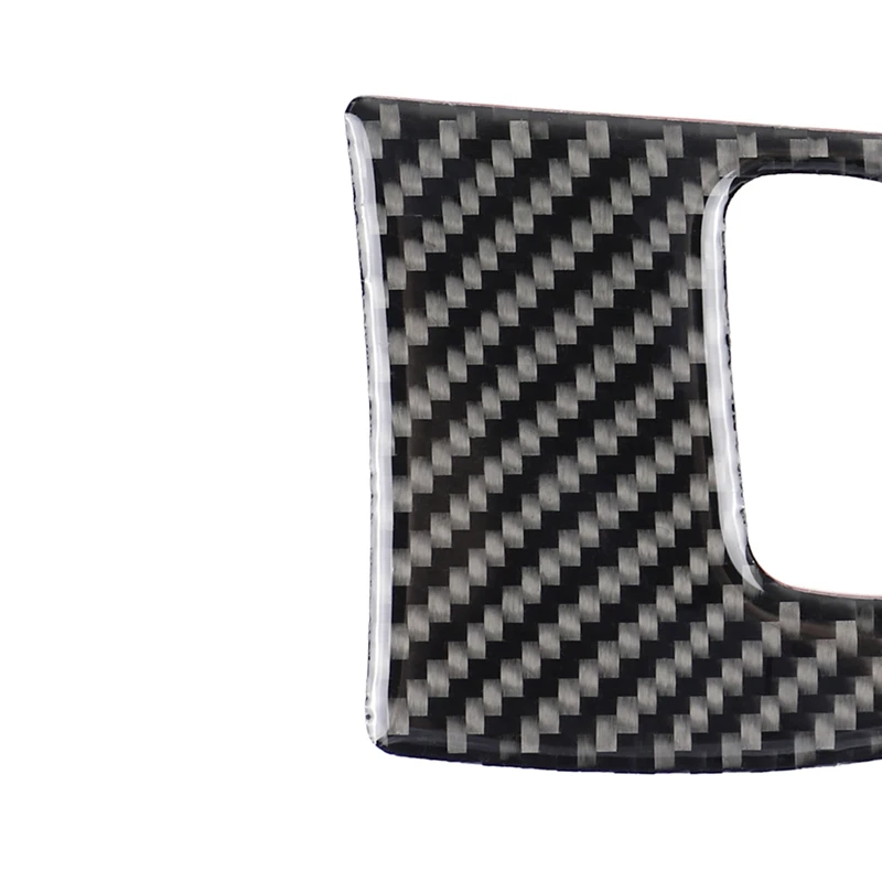  Car Styling Car Carbon Fiber Rubber Sticker Car Engine Start Key Frame Cover Trim Sticker FOR Audi 