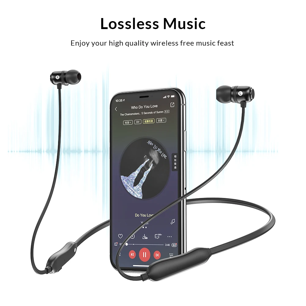 TOPK F10 Bluetooth наушники магнитные беспроводные наушники шейные наушники Handsfree Спорт стерео для телефона с микрофоном