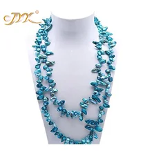 Long Pearl Necklace Teeth-shaped Freshwater Pearl Necklace Multicolor Endless Long Sweater Baroque Pearl Necklace 32 Inches Long Pearl Necklace Teeth-shaped Freshwater Pearl Necklace Multicolor Endless Long Sweater Baroque Pearl Necklace 32 Inches