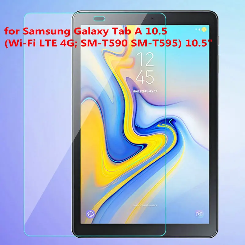 Защитная пленка для экрана из закаленного стекла для samsung Galaxy Tab A 10,5 Wi-Fi LTE 4G SM-T590 SM-T595 10,5"