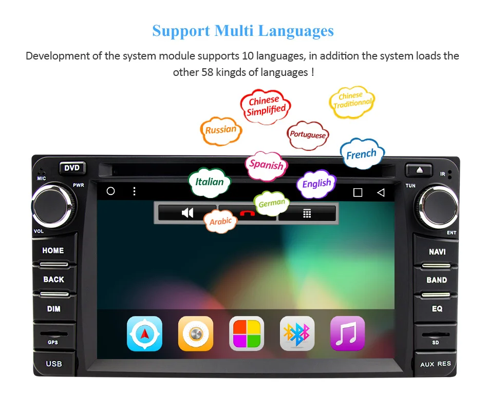 Flash Deal Eunavi 2 din Android 8.1 tda7851 car dvd radio player for Toyota Hilux VIOS Old Camry Prado RAV4 Prado 2003-2008 gps navi stereo 20