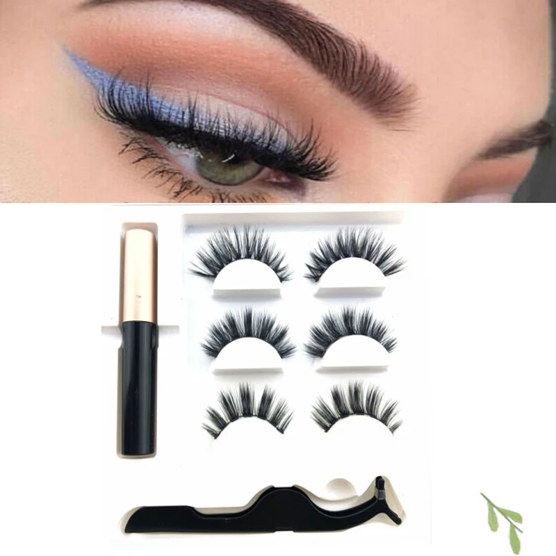 

Fashion Eyelash Magnetic Liquid Eyeliner Magnetic False Eyelashes Waterproof Long Lasting Eyelash Extension