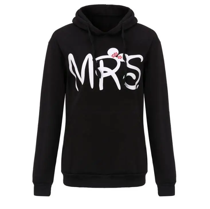 Парные толстовки унисекс с длинным рукавом Mrs & Mr|sweatshirt hoodie|hoodie hoodymrs mrs |
