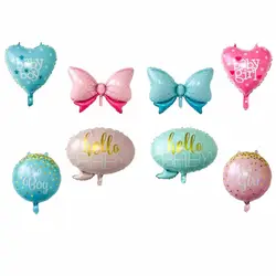 8 шт./упаковка детский воздушный шар фольга дюймов 18 дюймов глобусы для маленьких мальчиков и девочек на день рождения украшения