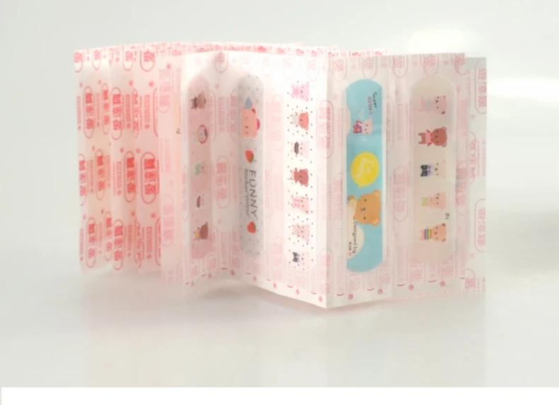 120 Pcs Cartoon Cute Band Aid Breathable Hemostasis Adhesive Bandages First Aid Emergency Kit Mini Band aid For Kids Children (8)