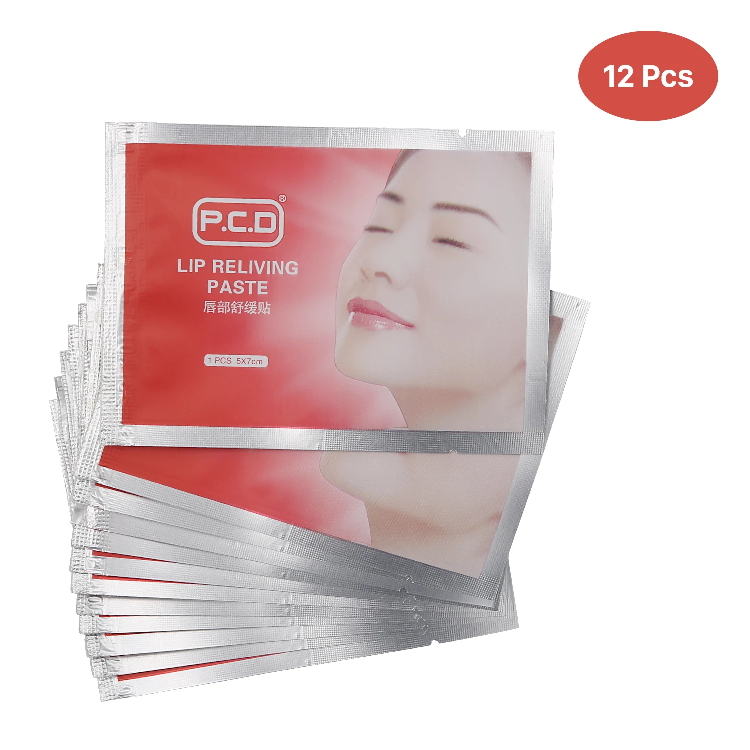 

PCD Permanent makeup accessories eyebrows Lip Pain Reliving Paster For Lip Tattoo 12pcs/1box Medical Tool For Tattoo worker